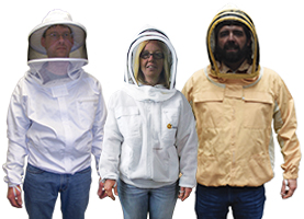 3 Sizes Adult Unisex Beekeeping Suit Bee-proof Protective Suit Clothing Smock FS 