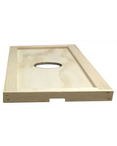 4 & 5 Frame Inner Cover with Feeder Hole Plywood Assembled