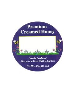 Labels for Creamed Honey Containers - 25 Pack