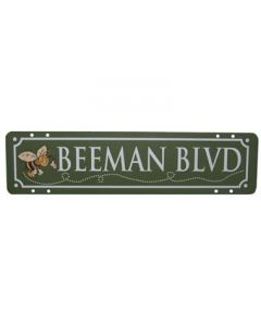 Beeman Blvd Metal Sign - Each