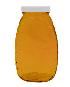 1 lb Classic Glass Honey Jars with Lids - 24 Pack