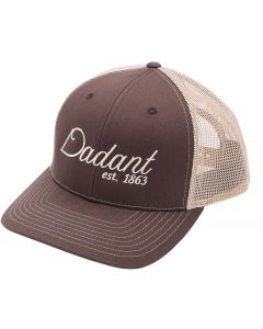 Dadant Embroidered Hat - Brown/Khaki Beige