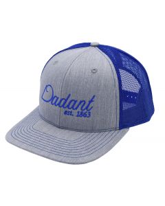 Dadant Embroidered Hat - Heather Grey/Royal Blue 