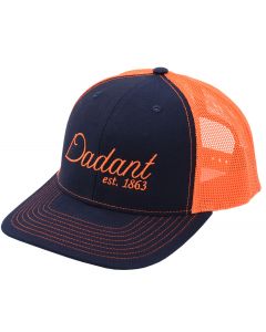 Dadant Embroidered Hat - Navy Blue/Orange 