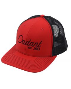 Dadant Embroidered Hat - Red/Black 