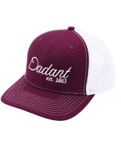 Dadant Embroidered Hat - Cardinal Red/White 