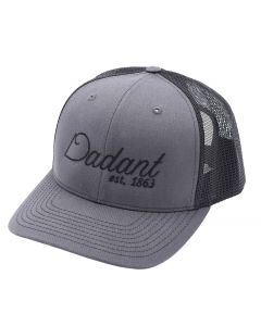 Dadant Embroidered Hat - Charcoal Grey/Black 