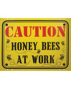 Caution Honey Bees at Work Sign