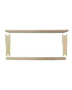 Shallow Frames 5 3/8" Wedge Top Bar Grooved Bottom Bar Select Unassembled Nails Included - 50 Pack